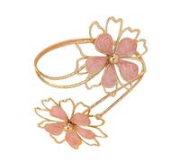 LIbgiubhy Artistic Floral Designs Kirsite Armlet for Women Elegant Asymmetric Patterns Lightweight Comfort Fit Versatile Occasions Multifunctional Art Arm Jewelry