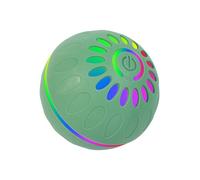 LIbgiubhy Auto Bouncing Interactive Dog Toy with LED Lights Chew ABS Indoor Outdoor Exercise Interactive Motion Activated Puppy Toy