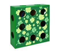 LIbgiubhy Automatic Rotating Puzzle Chew Resistant ABS Construction with Multiple Holes for Exploration Automatic Cats Scratcher House