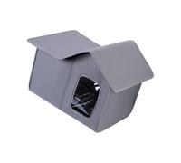 LIbgiubhy Breathable House Shape Cats Shelter Ventilation Ensuring Comfort for Homeless Dog in Various Climates Secure Design Portable Dog Nest