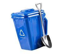 LIbgiubhy Ceramic Drinking Mugs in Unique Trash Can Styles with Smooth Finishes for Cleaning for Various Occasion Mugs with Spoon