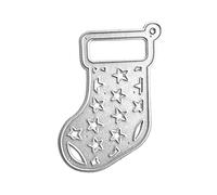 LIbgiubhy Christmas Stocking Metal Cutting Dies Craft Carbon Steel Template Stencil Scrapbooking For Card Die