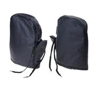 LIbgiubhy Cold Weather Reflective Motorcycle Gloves Thermal Lined Windproof Handlebar Muffs Cover for Long Rides Motorcycle Gloves