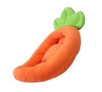 LIbgiubhy Dog Puppy Carrot Bed Cartoon Base Detachable Cushion Sofa For Small To LargePet Creative Pet Bed Nest