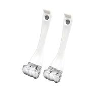 LIbgiubhy Ergonomic Cage Cleaning Brush with Attached Scoops for Bird Waste Management Bird Waste Removal Brush