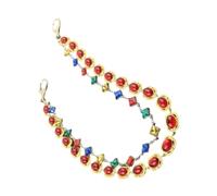 LIbgiubhy Eye Catching Hip Hop Gemstones Waist Chain Sophisticated Pants Chain Adornment for Street Dance Lovers