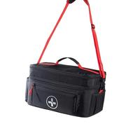 LIbgiubhy Family Emergencies Storage Bag Double Compartment Design Removable Dividers for Outdoors Home Travel Use