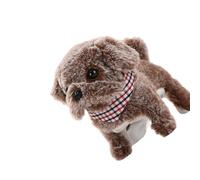 LIbgiubhy Festive Barking Puppy Toy Crawling Furry Figure New Year Decor Childrens Desk Shelf Hopping Puppy Plush