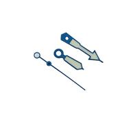 LIbgiubhy Glow in Dark Watch Hands Movements Simple Easy Installation Alloy Multiple Color Movement Watch Pointers