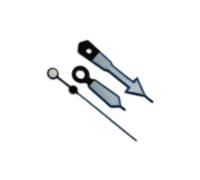 LIbgiubhy Glow in Dark Watch Hands Movements Simple Easy Installation Alloy Multiple Color Movement Watch Pointers