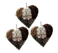 LIbgiubhy Heart Shape Iron Bird House Outdoor Decoration Refillable Design Handcrafts Nest Includes Nesting Materials for WildBird Heart Shape Bird Nest