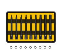 LIbgiubhy Heavy Duty 9pc Hexagonal Socket Spanner Set Extra Long 100mm Sleeve Alloy Steel Tool with Carrying Storage Box Hexagonal Socket Set