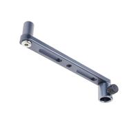 LIbgiubhy Heavy Type Alloys Fishing Baits Bridge Mount Telescoping Rod Secure Clamps Systems for Multiple Terrain Use Durability Metal Baits Tray