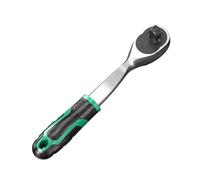 LIbgiubhy High Efficiency 1/2inch 1/4inch 3/8Inch Drive Socket Ratcheting Wrench 4Degree Swing Angles Durability Construction Ratcheting Socket Set