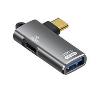 LIbgiubhy High Speed USB C To A Female Adapter Converter Fast Charging 5Gbps Data Transfer With 100W/10W Power Delivery
