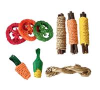 LIbgiubhy Interaction Chewing Sticks Molar Sticks 9PCS For Pet Hamster Teething Health Grinding Sticks Small Pet Entertaining Toy