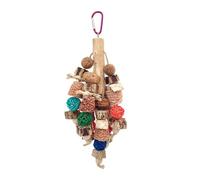 LIbgiubhy Interactive Bird Molar Toy Promotes Beaks Maintenance And Provides Extended Entertainment Rattan Bird Molar Toy