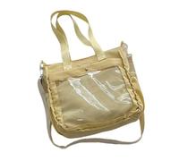 LIbgiubhy Large Capacity Nylon Bag Adjustable Shoulder Strap Lightweight Design Crossbody Purse for Work Daily Essential Badge Display Bag