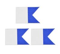 LIbgiubhy Pack of 3 Diving Patches Scubas Diving Flag Decorations Suitable for Stitching or Heat Application on Various Fabrics Diving Flag Patches
