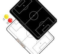 LIbgiubhy Portable 16inch Coaching Planning Board for Coaches Basketball Courts Design Dry Erases Surfaces Suitable for Game Event Basketball Coaches Board