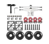 LIbgiubhy Precision-Crafted 5Inch Skateboard Bridge Shock Absorbing Alloy Trucks for Technical Street Control Aluminum Alloy Skateboard Trucks