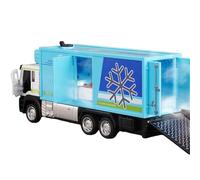 LIbgiubhy Safe and Long Lasting Alloy Refrigerated Toy Car for Kids Battery Not Needed for Active Play Push and Play Alloy Refrigerated Car Toy for Enhanced Detail