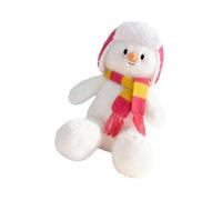 LIbgiubhy Snowman Hugging Doll Soft Stuffed Comfort Toy Early Education Toddler Play Soothing Stuffed Animals Snowman Doll Stress Decors Soft Dolls for Toddler Emotion Smooth