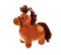 LIbgiubhy Starsign Horse Fleece Twenty Six Newyear Decoration Soft Toy Symbolizing Success Courage Ideal Present for Family Comrades Six Starsign Horse Fleece Decoration