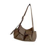 LIbgiubhy Stylish Wear Resistant Crossbody Bag with Ergonomic Strap Casual Korean Aesthetic Shoulder Underarm for Daily Use Spacious Work Bag