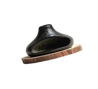 LIbgiubhy Tiny Ceramic Chimney Dispenser with Wood Plate Excellent for Calmness and Regular Use Simple Maintenance Essencetherapy Accessories