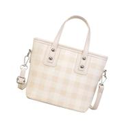 LIbgiubhy Trendy Crossbody Bag with Multiple Pockets, Adjustable Strap, Lightweight PU for Everyday Use Modern Color-Block Crossbody Bag