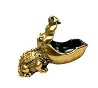 LIbgiubhy Versatile Synthetic Resin Alligators Themed Bowl for Holding Snacks Keys and Small Items As Decorative Organizers Alligators Candy Bowl