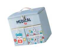 LIbgiubhy Waterproof Polyester Medicine Storage Bag Foldable Multiple Layer for Damp Environment Protective and Living Solution Medicine Storage