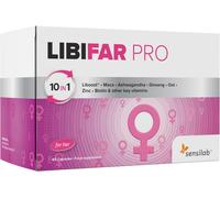 Libido Booster for Women with Liboost, Maca, Ashwagandha KSM 66, Ginseng, Zinc, Biotin, Vitamin D, Vitamin B6, and Vitamin B12, 60 Capsules LibiFAR PRO by Sensilab