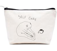 LIBIHUA Women Gift-Travel Case Gifts for Women-Mother's Day Birthday Christmas Gift-Makeup Bag Cosmetic Bag Travel Pouch, Beige, 9.8 ″ W x 7″ H x 2.7″ Bottom, 861-self Care