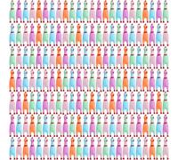 Libima 150 Pcs 6.3 Inch Rubber Chicken Squeaky Toys Bulk, Mini Funny Screaming Chicken Toys for Dogs, Pets and Party Favors, Stress Relief and Reduce Separation Anxiety (Macaron Color)