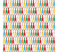 Libima 150 Pcs 6.3 Inch Rubber Chicken Squeaky Toys Bulk, Mini Funny Screaming Chicken Toys for Dogs, Pets and Party Favors, Stress Relief and Reduce Separation Anxiety(Bright Color)