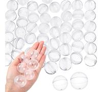 Libima 300 Pcs Gumball Machine Capsules Round Capsules 1.1" 1.25" Vending Machine Capsules Empty Clear Balls Toys Small Gumball Containers for Surprise Prize Party Favor (Clear)