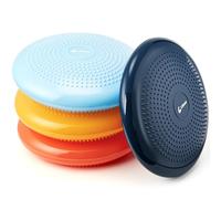 Libima 4 Pcs Wiggle Seat for Sensory Kids Inflated Wobble Cushion Sensory Seat Cloud Design Flexible Seating for Classroom Elementary Balance Disc for Kids Adult Pet Training(Bright Color)
