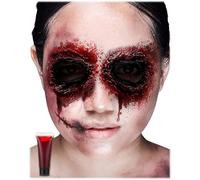 Libima Halloween Scars Prosthetic Halloween Latex Fake Wounds Costume Accessories Latex Prosthetic with Realistic Fake Blood, Naked Color, elastic