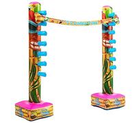 Libima Inflatable Hawaiian Limbo Party Game Tropical Theme Fun Game Hawaiian Party Accessories Inflatable Hawaii Limbo for Adult Kids Summer Outdoor Garden Beach Birthday Pool Game Party