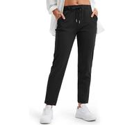 Libin Joggers for Women 7/8 Tracksuit Bottoms Sweatpants | Lightweight Casual Lounge Jogging Running Drawstring Petite Length Sports Yoga Pants Cuffed Ladies Trousers with Pockets