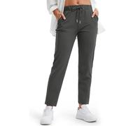 Libin Joggers for Women 7/8 Tracksuit Bottoms Sweatpants | Lightweight Casual Lounge Jogging Running Drawstring Petite Length Sports Yoga Pants Cuffed Ladies Trousers with Pockets
