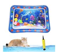 Libiyi Glowpad for Cats, 27in/24in Thickened Leakproof Anti-Scratch Water Play Mat, Interactive Fish Chase Toy for Indoor/Outdoor Summer Fun Cats & Dogs (style 5)