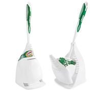 Libman Bowl Brush and Caddy, White/Green