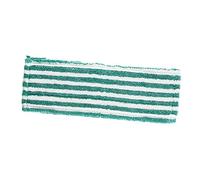 Libman Commercial 119 Microfiber Wet/Dry Floor Mop Refill Pad, Microfiber, 18" Wide, Green and White (Pack of 6)