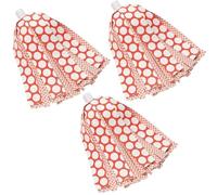 Libman Refill Pack - for Powerful Cleanup - Three Absorbent Wet Mop Replacement Heads for Hardwood, Tile, Vinyl. Machine Washable, Polyester Viscose, Red & White, 11.5 Inch