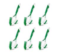 Libman Scrub Brush, Plastic Recyecled PET Fibers, Green & White