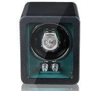LIBOLXSP Single Automatic Watch Winder & Rotator, High-Gloss Piano Lacquer Finish, 90° Vertical Rotation, Japanese Quiet Motor, 4 TPD Modes, Anti-Magnetic, Dual Power