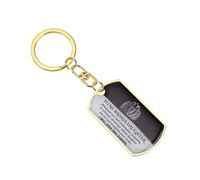 LIBOOI To My Badass Daughter Keychain, Stainless Steel Personalised Key Ring Daughter Birthday Graduation Gifts Keychain from Mom Dad